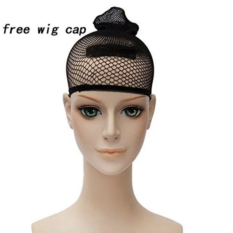 Short Brown Wig Cosplay Costume Male Men Anime Layered Fluffy Character Costume Wig Heat Resistant Halloween Party Wig + Wig Cap (Dark Brown)