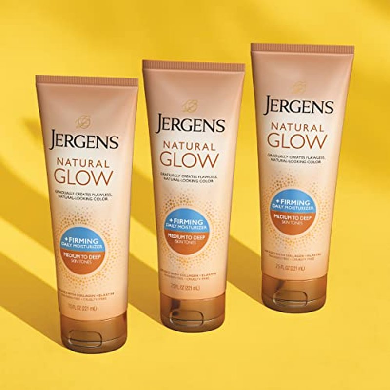 Jergens Natural Glow + Firming Daily Moisturizer Medium to Tan Skin Tones 7.5oz