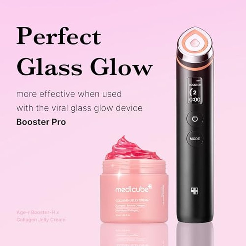 Medicube Collagen Jelly Cream- Niacinamide & Freeze-Dried Hydrolyzed Collagen - Boosts skin's barrier hydration and gives 24h Glow & Lifted Look - Korean skincare (1.69 Fl Oz (Pack of 1))