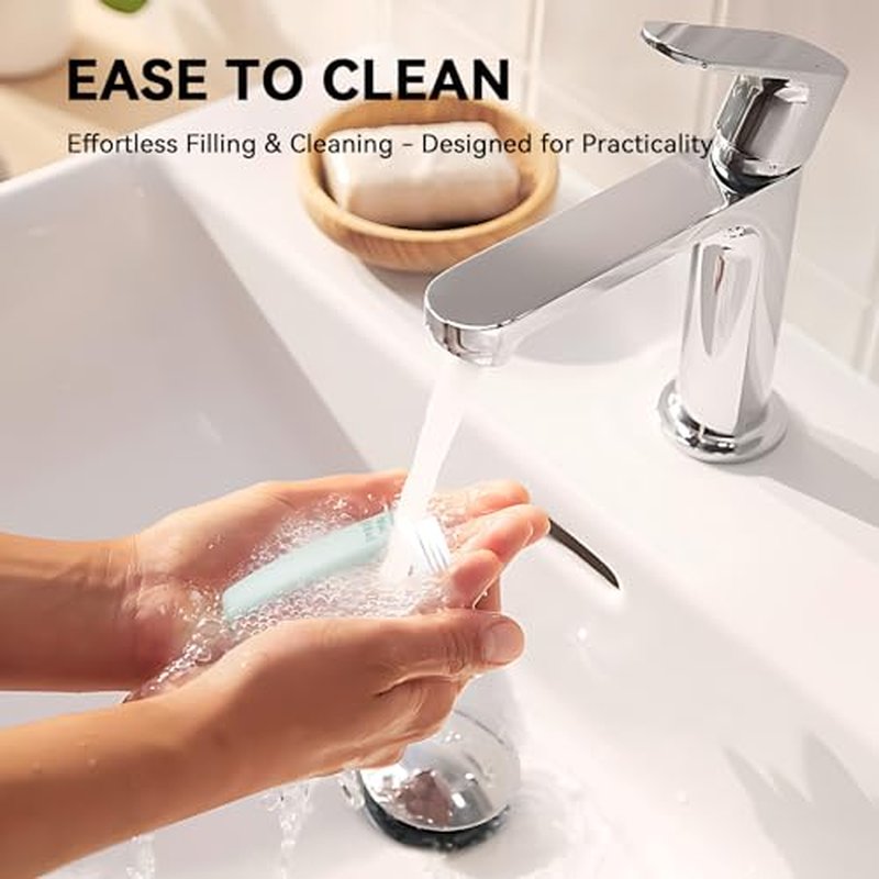 DEPOZA 20 Pack Travel Bottles Set - TSA Approved Leak Proof Silicone Squeezable Containers for Toiletries - BPA Free for Shampoo, Conditioner, Lotion, Soap Travel Essential Accessories D03C