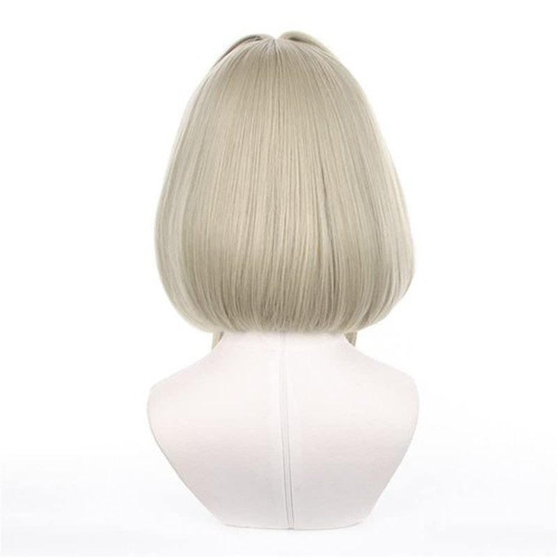 Mystylecos Sandrone Grey Wig with Bangs Genshin Impact Cosplay Layered Wig