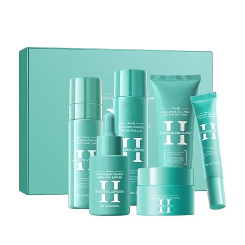 Skincare Set For Teenage Girls, 6-In-1 Skincare Gift Set With Facial Cleanser, Face Serum, Face Cream, Eye Cream, Toner & Lotion, Basic Skincare Box, Gift Sets for Women Mothers Day Gifts