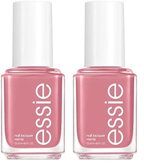 Essie Nail Polish, Salon-Quality, 8-Free Vegan, Mauve Pink, Into The A-bliss, 0.46 fl oz (Pack of 2)