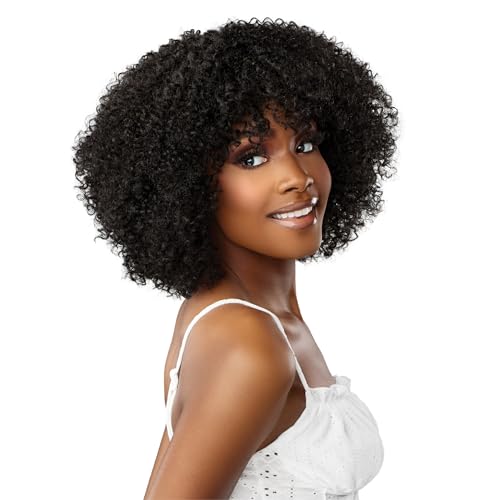 Sensationnel Dashly wig - unit 15 non lace cap ready to wear ear to ear lacepart synthetic (1 JETBLACK)