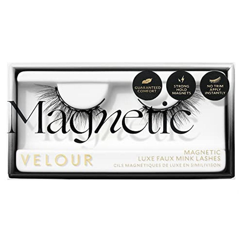 VeVelour Magnetic Eyelashes – Luxurious False Lashes – Reusable Magnetic Lashes – Wear up to 30x – Vegan, All Eye Shapes, Natural Magnetic Lashes, Magnetic Eyeliner not Included (Electromagnetic)