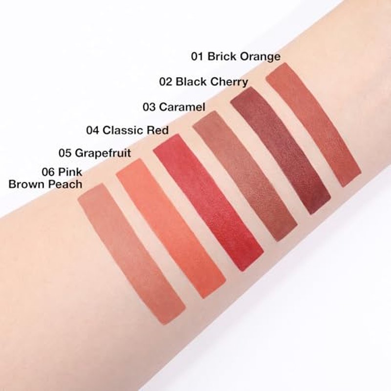 lip liner pencils, Modern Classic Lip Liner, Lip Liner Pigmented Vegan Matte, Lasting Finish Lip Liner, Luxurious Creamy Long Lasting Lip Liner, Prevents Feathering and Fading (12#Bean Paste, 1)