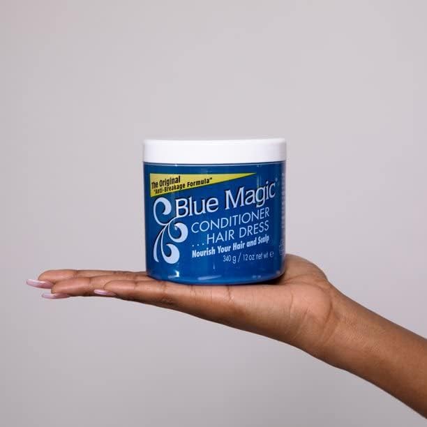 Blue Magic Coconut Hair Conditioner, Blue, 12 ounce (Pack of 6)