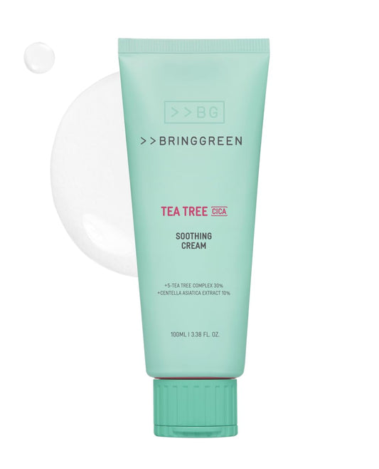 Tea Tree Cica Soothing Cream - Calming Moisturizer for Skin | 100ml Korean Facial Cream