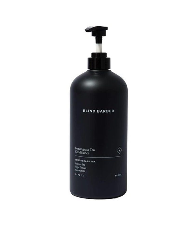 Blind Barber Lemongrass Tea Hair Conditioner for Men - Hydrating Conditioner with Coconut Oil, Hops + Rooibos Tea - Use for Weightless Body and Shine (32 oz)