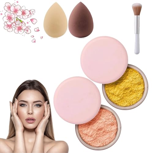 Luminance Milano Pink Powder, Luminance Milano Powder, Luminance Powder, Lightweight, Breathable, Vegan Formula, Waterproof Setting Powder for All Skin Tones (01, 0.2 Ounce (Pack of 1))