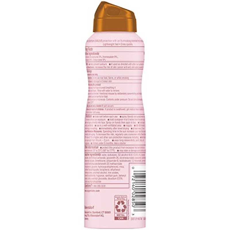Coppertone Glow with Shimmer Sunscreen Spray SPF 50, Water Resistant Spray Sunscreen, Broad Spectrum SPF 50 Sunscreen Pack, 5 Oz Spray, Pack of 2