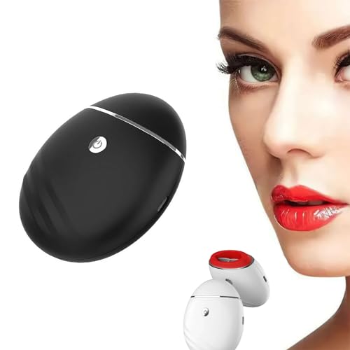 RJSQAQE Electric Lip Vacuum Plumper,Lip Plumper Device,Lip Enhancer Plumper Tool,Automatic Lip Enhancer Fuller Device,Bigger Lip Suction Plumper Tool,3 Gears Lip Augmentation Beauty Device (Black)