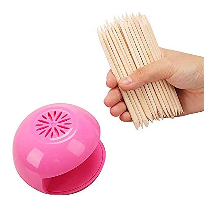 Rocutus 1000pcs Nail Art Wood Sticks Cleaning Nail Polish Cuticle Pusher Remover Manicure Tools for Women (1000 Pieces)