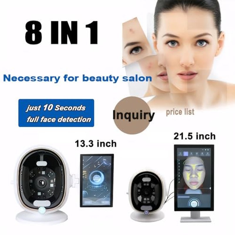 Professional Skin Analyzer Machine - Cobbawe Facial Skin Detection & Analysis for Healthy Skin Care （MK-W-13.3）