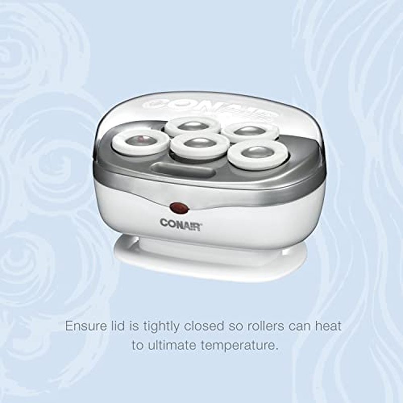 Wicked Glinda Hot Roller Set by Conair - Hot Rollers for Long, Medium, and All Hair - Hair Curler - Hair Roller Clips Included - 1 1/2-inch Rollers