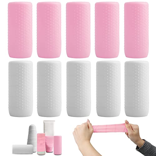YUBIRD 6 PCS Silicone Travel Sleeves for Toiletries, Toiletry Sleeves for Leak Proofing, Leak Proof Sleeves for Travel Bottles, Travel Size Toiletries, Cruise Must Haves for Women Men