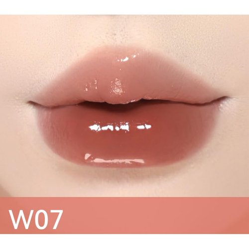 ChongTai 1 PC AZTK Long Lasting Melting Jelly Mirror Effect Solid Moisturizing Lipstick, Jelly Lipstick, Mirror Effect Solid Lip Glaze, Lip Plumper Lipstick (W07, 1.9g)
