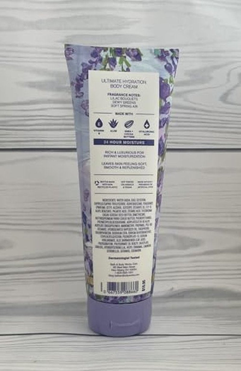 Body Care - 24 Hour Moisture Ultra Shea Body Cream - 8 oz - Fresh Cut Lilacs