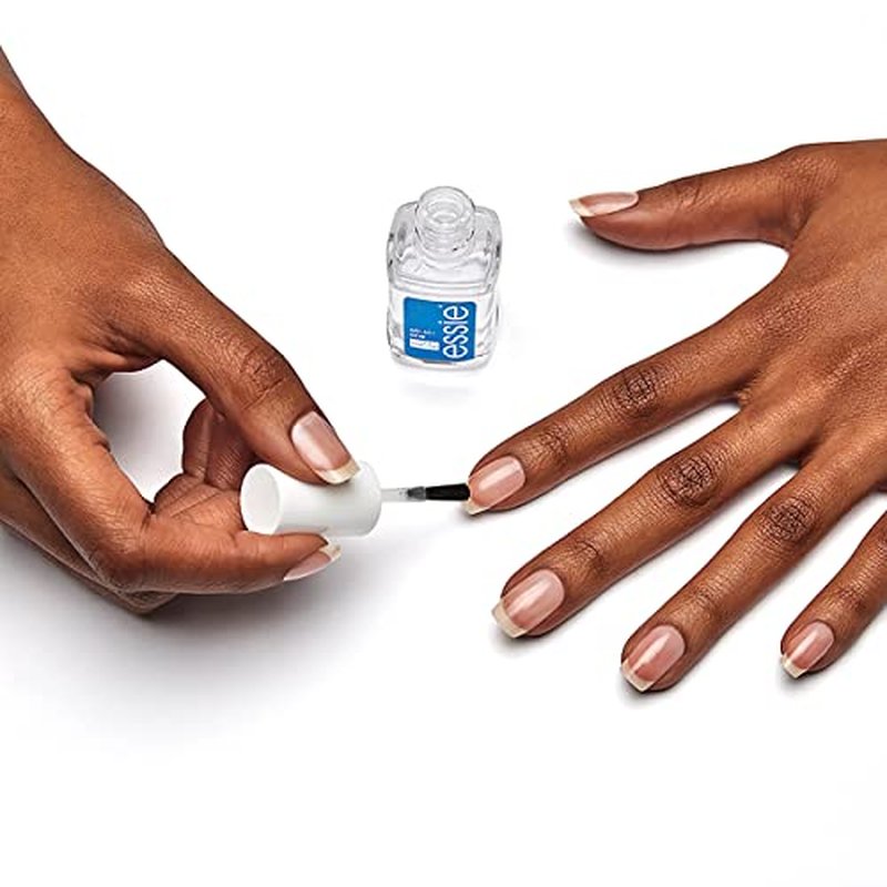 essie Salon-Quality Nail Polish Bundle, Black, Climbing High + All In One Base Coat and Top Coat, 0.46 fl oz each