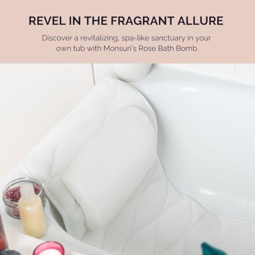 Full Body Bath Pillow for Bathtub - Bath Cushion for Tub and Bathtub Backrest - Bath Essential for Women. Our Bath Tub Pillow Full Body is an Ideal Bathtub Accessory for Relaxing Bath Gifts for Women