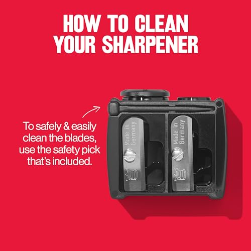 Revlon Makeup Sharpener for Eyeliner, Lip Liner, and More! Universal Sharpener for All Wooden & Plastic Pencil Sizes