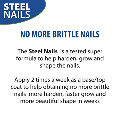 Steel Nails Hardener with Keratin, Calcium and Garlic
