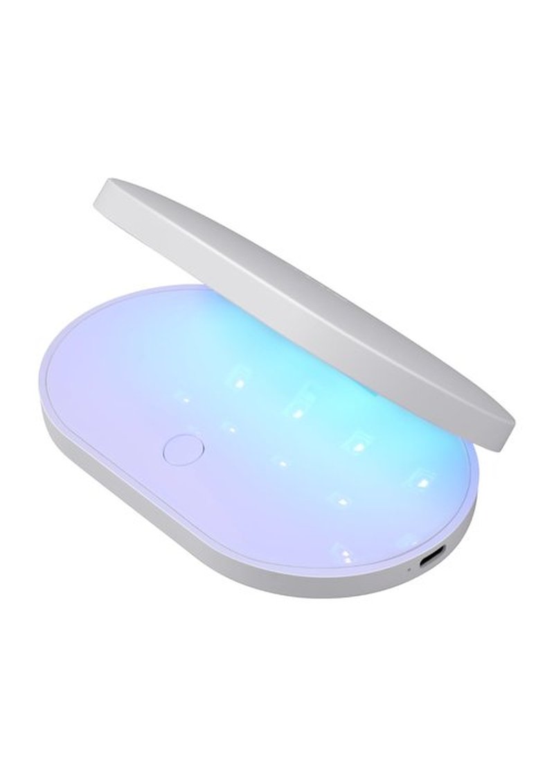 ohora Pro Portable Gel Lamp (White) - 11W Max, Timer (60s), Portable Lamp for Curing Gel Nail Art, Polish, Stickers and Strips