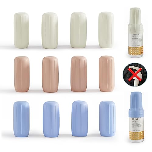 NELSHP Travel Bottle Covers,10 Pack Silicone Travel Size Container Sleeves,Stretching Travel Accessories for Shampoo Lotion Conditioner Wash Body Bottles
