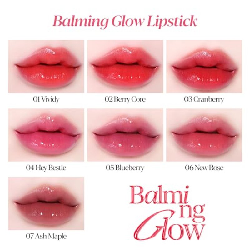 Espoir Lipstick Nowear Balming Glow #9 Persimmon 0.1oz | Lightweight Moisturizing Lip | Long-Lasting Vibrant Color | Non-Sticky Softness for Chapped Lip Balm | Vegan Cruelty-Free | Korean Lip Makeup