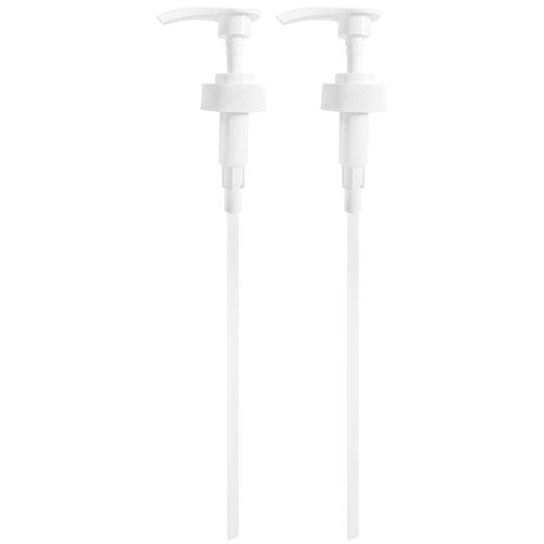 GETi Heavy Duty Liquid Dispenser Pump for Shampoo Conditioner, Soap, Pet Shampoo | Fits Gallon 128oz Jug, Bottles I 4cc Output per Squeeze- 2 Pack
