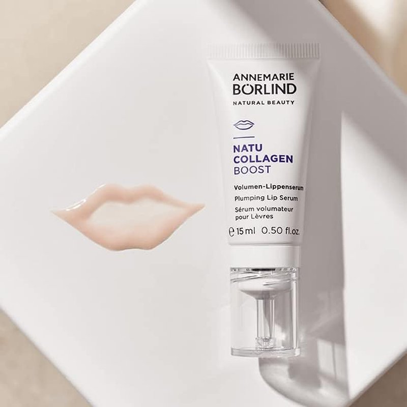 ANNEMARIE BÖRLIND Collagen Boost Lip Serum - Plumping & Rejuvenating Botanical Formula | Vegan, 0.50 Fl. Oz.