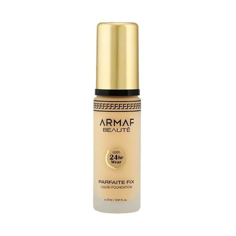 Armaf Beauté Parfaite Fix Liquid Foundation Makeup - Water Resistant, Lasts Up To 24 Hours | Natural, 27 ml/0.91 fl.oz