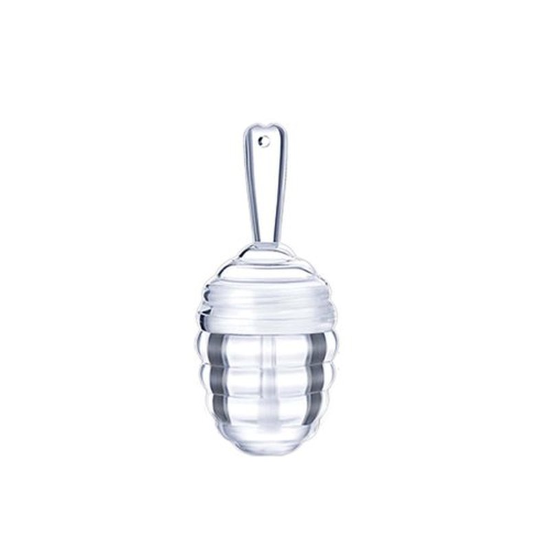 25 Pieces Honey comb Shaped 6ml Lip Gloss Tube Empty Plastic Lip Gloss Container Mini Clear Refillable Lip Balm Bottle Container with 2 Pieces Plastic Funnels for Women Girls DIY Cosmetics (Clear)