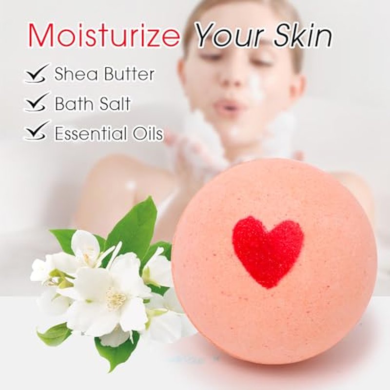 Bath Bombs for Women Gift Set Organic Bath Bombs Home SPA Bubble Bath Bombs for Relaxing Birthday Gift for Her, Wife, Mother