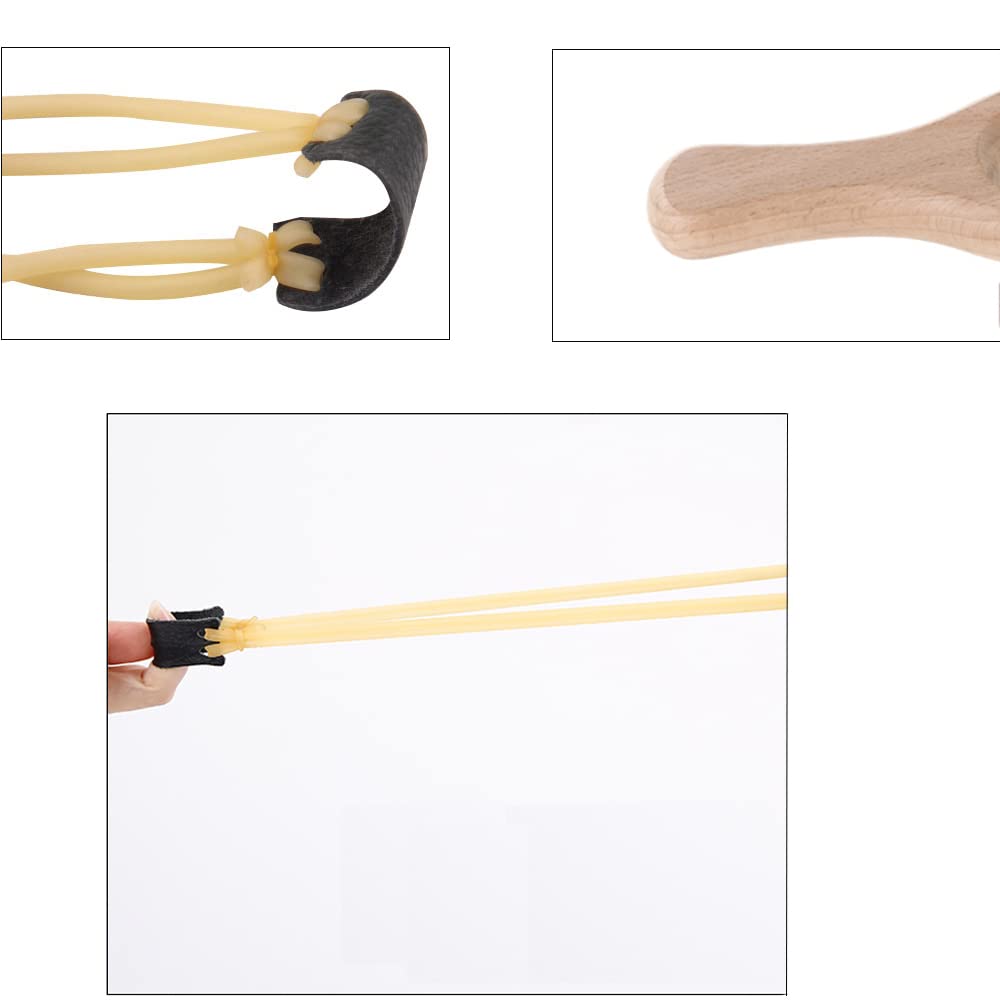 RWHXRWY Beginner-Friendly Wooden Catapult Toy, Outdoor Hunting Skill-Training Catapult Toy, Used for Enhancing Focus, Physical Coordination and Muscle Control, as Well as Relieving Stress. 4 Pack