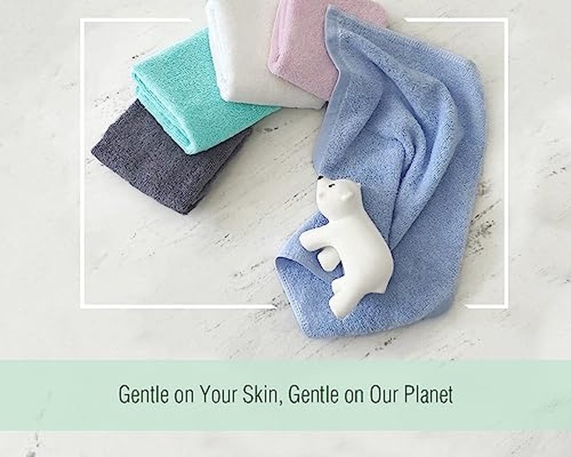 SUMMERMIA Washcloths 12 Pack 13" x 13" - Soft Wash Cloths for Your Face Towel, Wash Cloths for Your Body (Teal)