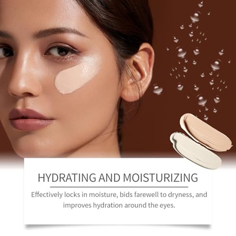 Luminous Eye Corrector SPF 41, Luminous Under Eye Corrector, Under Eye Concealers for Dark Circles, Anti-Aging Tinted Eye Cream, Hydrating Eye Serum with Peach Undertone (IVORY WHITE)