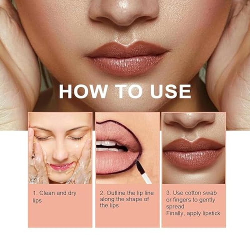 Boulari Lip Stain Peel, Boulari Lip Stain,Boulari Lip,Boulari Peel Off Lip Liner Stain Nude,Peel & Reveal Long Lasting Not Fade Waterproof (01)