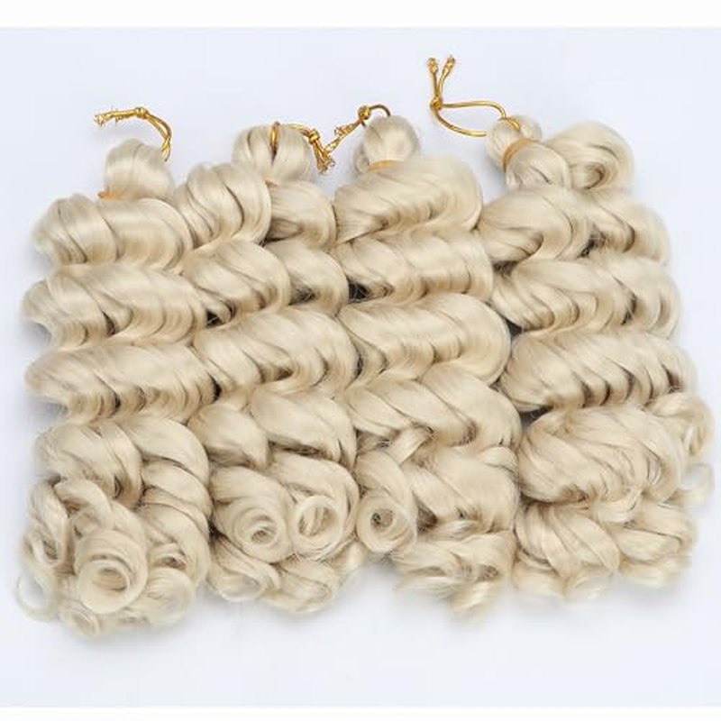 Short Length Italian Curl Synthetic Crochet Hair Goddess Box Braiding Boho Hairstyle 10inch 400gram Full Head Short Curly Braiding Hair (613#)