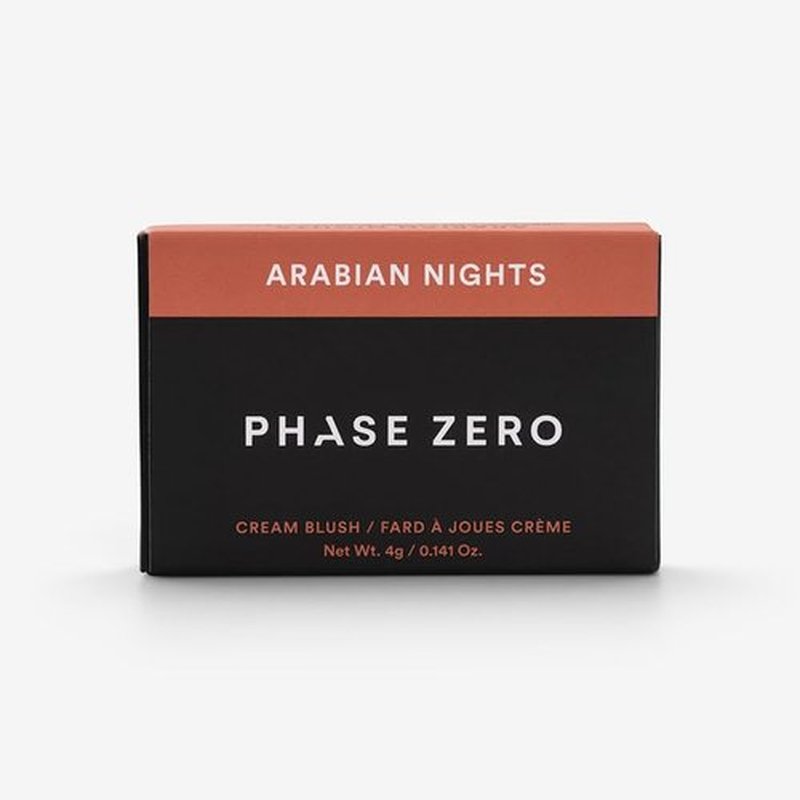 Phase Zero Makeup Cream Blush - "Arabian Nights" - 4g / 0.141oz - Long Lasting, Easy to Use, for a Radiant, Natural, Luminous Skin