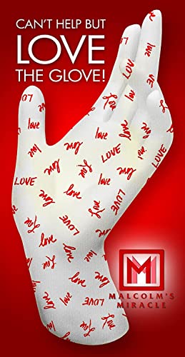 Malcolm's Miracle Love Moisturizing Gloves - Guaranteed for Two Years - Made in The USA (Men's XL)