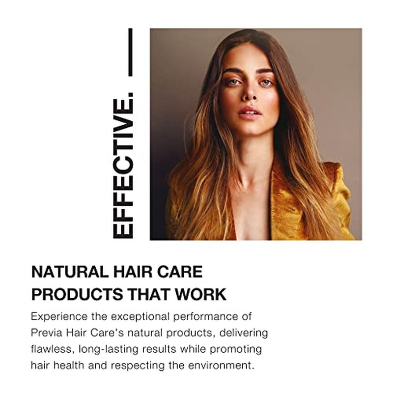 PREVIA Reconstruct Regenerating Hair Growth Kit for Damaged Hair Hydrating Shampoo Moisturizing Conditioner & Hair Treatment with White Truffle Sulfate & Paraben-Free Hair Repair 8.45 oz & 5 oz