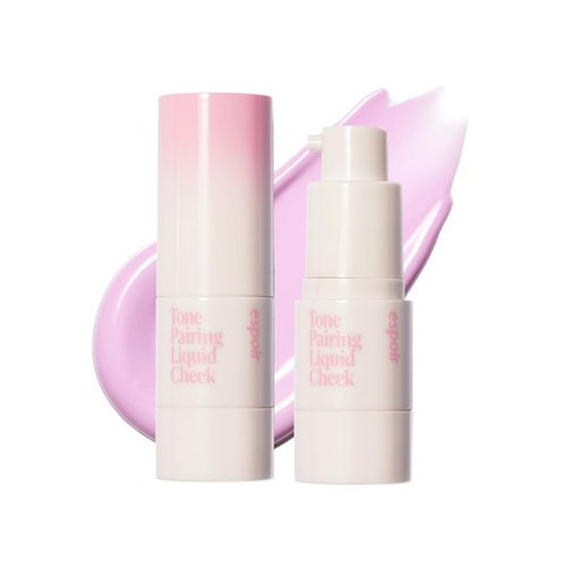 espoir Tone-Pairing Liquid Blush #2 Salty Pink │ Moisturizing Formula To Express Dewy Cheeks │ Watercolor-like Subtle and Beautiful Color Blush │ K-pop Idol Blush of Korean Makeup