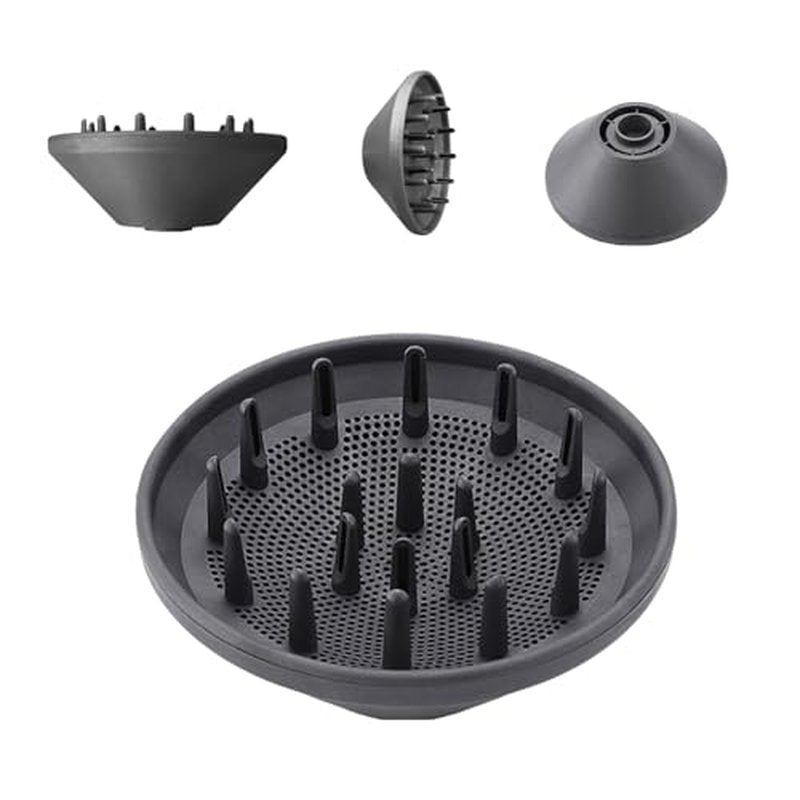 360° Rotating Diffuser Attachment Nozzle Compatible With Laifen Swift Hair Dryer/Swift SE Styling Tool, Hair Smoothing Dryer Magnetic Blower Accessories for Laifen, Black
