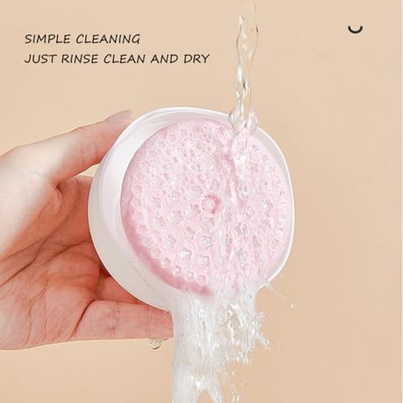 LZbeove Plastic Facial Cleanser Foamer Cup Portable Face Cleanser Foam Maker Cup Travel Skin Care Foam Maker Facial Skin Cleansing Care for Quickly get a rich cleanser lather (Blue)