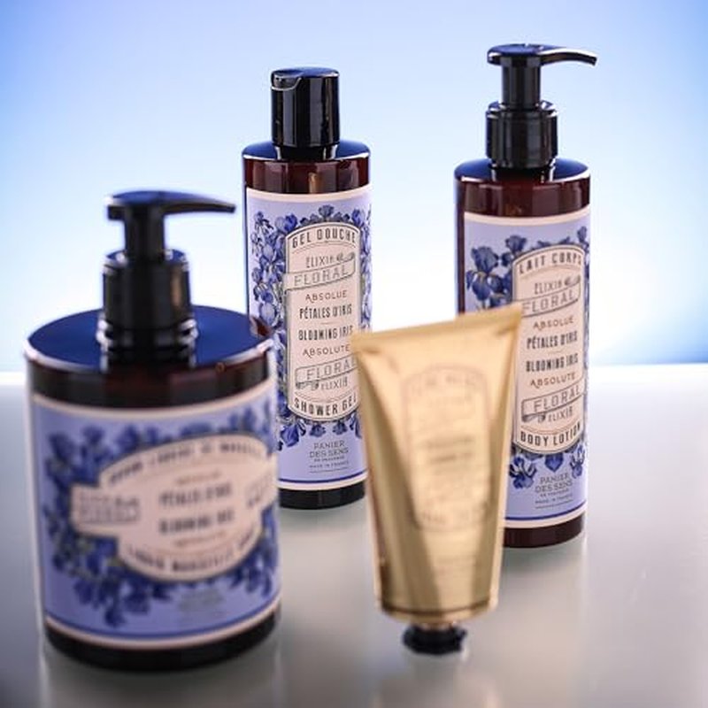 Panier des Sens - Iris Body Lotion for Dry Skin - Hydrating Body Cream for Women - Nourishing Fluid Body Moisturizer with Shea Butter & Olive Oil - 97% Natural Ingredients Body Care - 8.45 Floz