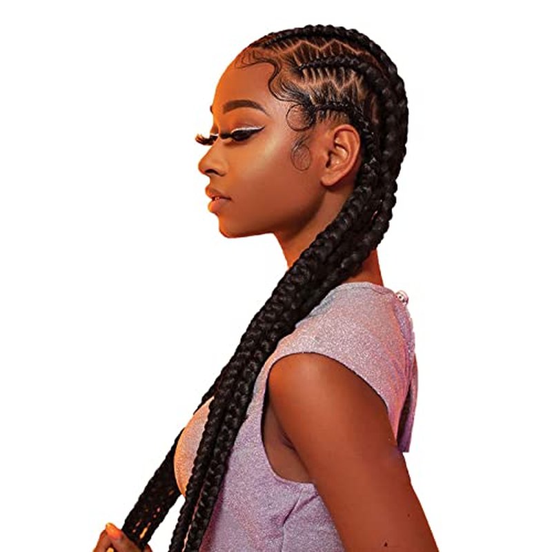Sensationnel Xpression prestretched braiding hair - 3x xpression 58inch kanekalon fiber flame retardant smooth yaki braid - 3x x-pression 58 inch (1 pack, SM1B/27)