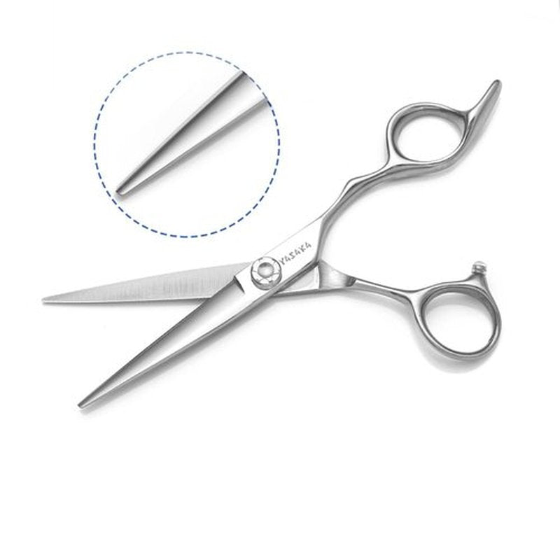 YASAKA 6 Inch Professional Hair Thinning and Cutting Shears Kit,Hairdressing Scissors, Cobalt Stainless Scissors,Sharp Razor Edge Barber Hair Scissors, Ergonomic Grip Design for Hair Salon or Home Use