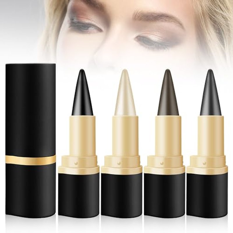 XieJY Quick-Drying Matte Eyeliner, 2024 New Black Gel Eyeliner Pencil Set Natural Cream Eye Liner Long Wear Gel Eyeliner, Waterproof Smudge Proof Long-Lasting Gel Eye Liner Makeup (4 Colors)