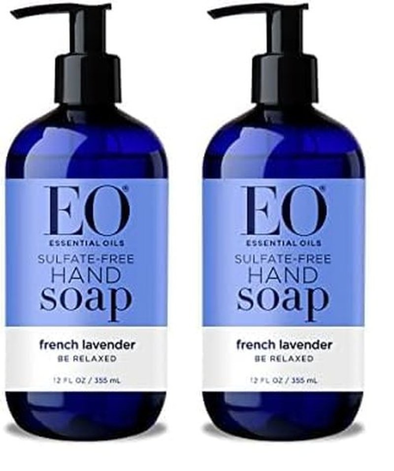 EO Products Liquid Hand Soap - French Lavender - 12 oz (Pack of 2)